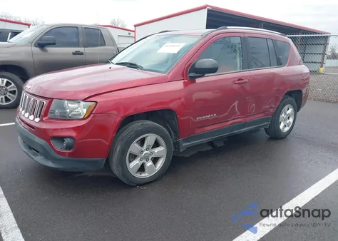 2014 Jeep Compass Sport from USA, damaged, VIN 1C4NJCBA9ED573943